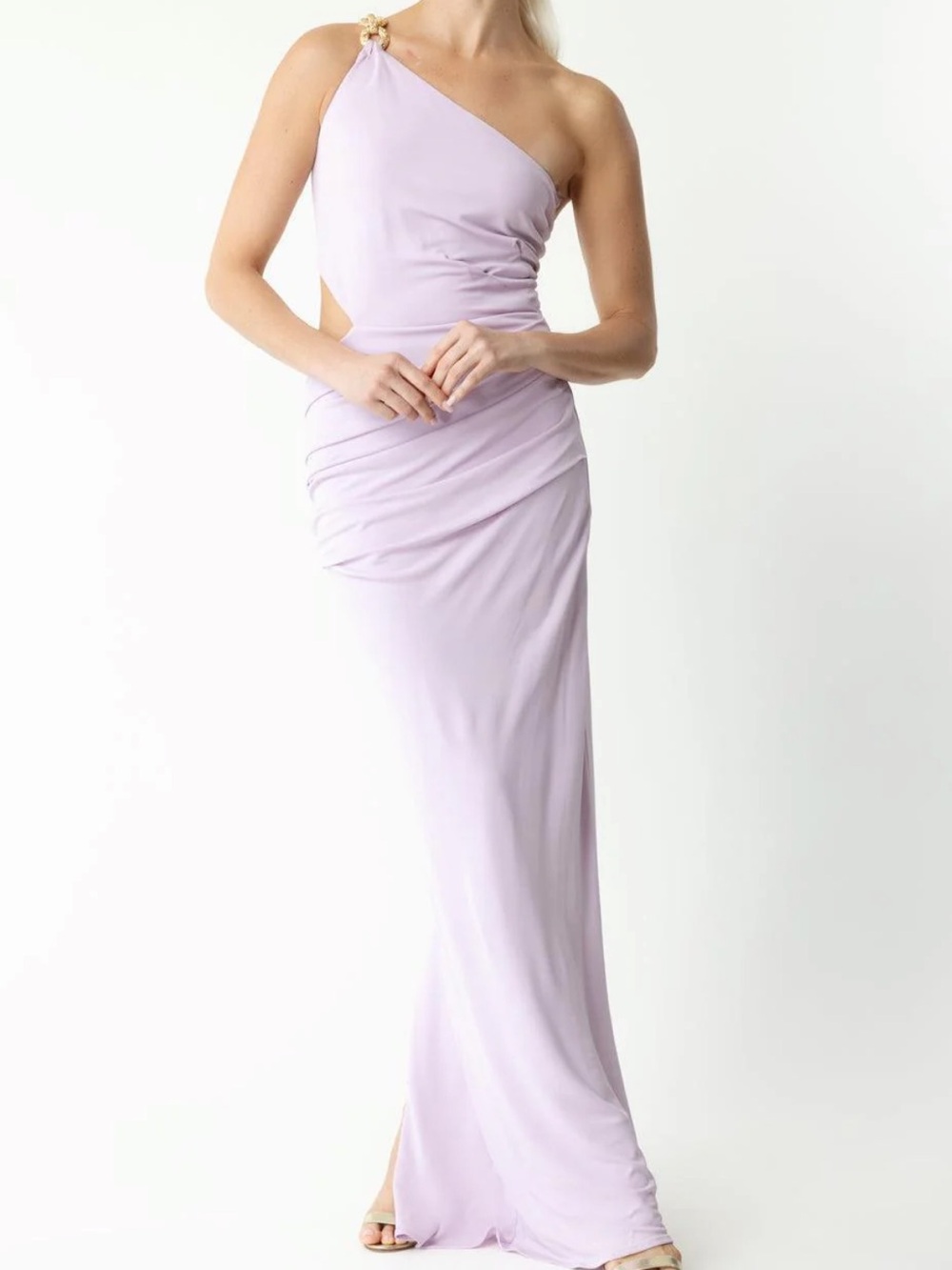 Cult Gaia Cobie Gown color sweat pea